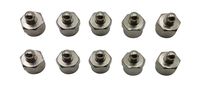 F Type 75 Ohm Terminator Coax Coaxial Cable Adapter Connector RF Port End Caps (10 Pack)