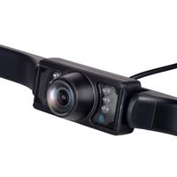 Camera with IP67 Waterproof Rating, 170°Perfect View Angle & 7 Infrared Night Vision LED Lights, Universal Vehicle Backup Camera System for RV, Truck, Bus (Black)