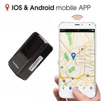 Mini GPS Tracker, GPS Tracker Anti-Thief GPS Tracking Device SMS Locator Global Real Time Tracking for Car/Vehicle/Motorcycle/Bycicle/Kids/Wallet/documents/Bags with app for iOS and Android