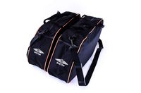 Bestem LGHD-GLIDE-SDL-R Hard Saddlebag Side Case Liners with Red Piping for Harley Davidson Glide / Road King, Pair