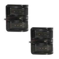 ECCPP Amber LED Signal Lights Brown Side Mirrors Fit For 2008-2016 Ford F250 F350 F450 F550 Super Duty 7C3Z13776A