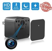 Hidden Security Camera USB Wall Charger - Motion Detection Phone Charger Surveillance Camera - Nanny Spy Cam Adapter 1080 Full HD Support Up to 32GB SD Memory Card
