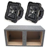 Kicker 11S15L74 Solobaric L7 Subwoofer Dual 15" Sealed Sub Enclosure Box New