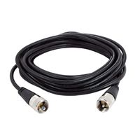 PL259 Cable, CB Coax Cable, 15FT(4.5m) RFAdapter RG58 Jumper Coaxial Cable, PL-259 UHF Male to Male Connector, 50 Ohm for HAM Radio, Antenna Analyzer, Dummy Load, SWR Meter