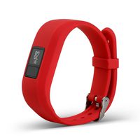 HYWRDYB Colorful Replacement Bands for Garmin Vivofit JR/Vivofit 3,Soft Silicone Straps Wristbands for Kids with Secure Watch Buckle(fits 5.0~7.05 inch Wrists) (Red)