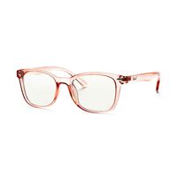 Anti Blue Ray Glasses with Plastic Frame Blue Light Blocking Eyeglasses with UV400 Transparent Lens Computer Gaming Glasses for Women Men (VS-06Pink)