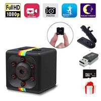 Hidden Spy Camera, Mini spy Camera 1080P Body Camera Action Camera, Wireless Small Portable Night Vision Motion Detection for Home, Car, Drone, Office with Card Reader