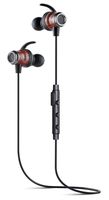 Symphonized DRV Genuine Wood Bluetooth Wireless Active Earbuds, Lightweight Noise-Isolating Headphones with Angle-Fit Ear Tips, Sport Earphones with Mic and Volume Control, Secure Fit Buds (Black)