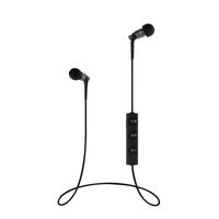Tonystark Bluetooth Headphone 4.2 Wireless Earbuds with In-line Mic HD Stereo Headset For Gym Running Noise Cancelling--Black