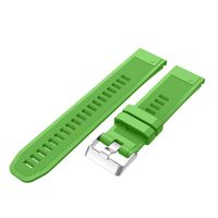 Veepola New Soft Silicone Quick Install Strap Wristband Replacement Watch Bands for Garmin Fenix 5X GPS Watch (Green)