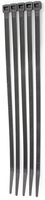 15" Black 120lb (100 Pack) Zip Ties, Choose Size/Color, By Bolt Dropper