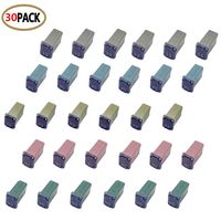 30 pc Automotive MCASE Mini Box Shaped Cartridge Fuse Kit for Cars, Trucks, and SUVs