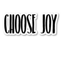 Choose Joy Sticker Inspirational Quotes Motivation Stickers - Laptop Stickers - Vinyl Decal - Laptop, Phone, Tablet Vinyl Decal Sticker S183208