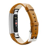 For Fitbit Alta Band Leather, AISPORTS Fitbit Alta HR Band Leather Band Smart Watch Adjustable Replacement Bands Metal Classic Bracelet Buckle Clasp for Fitbit Alta/Fitbit Alta HR Fitness Accessories
