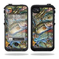 MightySkins Skin Compatible With Lifeproof iPhone 4 / 4S Case - Action Fish Puzzle | Protective, Durable, and Unique Vinyl Decal wrap cover | Easy To Apply, Remove, and Change Styles | Made in the USA