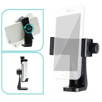 LS Photography Angle Adjustable 360 Degrees Smartphone Holder Tripod and Mounting Adapter, iPhone, Samsung, Universal Cell Phone Adapter, Clamp LGG611_V2