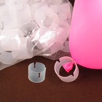 Party Supplies,50pcs Balloon Rings Plastic Lock Buckle Arch Folder Convenient Clip Connector
