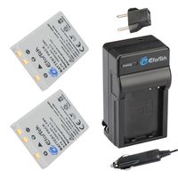 EN-EL5 EforTek Battery (2-Pack) and Charger Kit for Nikon CoolPix P530, P520, P510, P100, P500, P5100, P5000, P6000, P90, P80, 4200, 5200, 5900, 7900, P3, P4, S10 Cameras,100% Compatible with Original