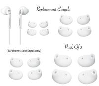 Gel Earbud Replacement by GF Pro - Replacement Tips Designed for Samsung Galaxy S6 Edge Earphones - Size Medium (M)