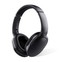 Baseus D02 Bluetooth Headphones Over Ear, Hi-Fi Stereo Wireless Headset, Bluetooth 5.0 Earphone Handsfree Headset Foldable, Soft Memory-Protein Earmuffs with Mic