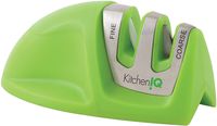KitchenIQ 50881 Edge Grip 2-Stage Knife Sharpener, Green