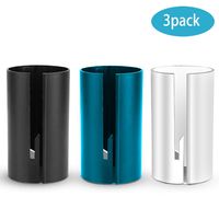 Dichmag Wrapping Paper Cutter, Kraft Craft Paper Roll Sliding Line Cut Trimmer for Christmas Birthday, Easy Quick, Creative Sliding Paper Roll Cutter, 3 Pack