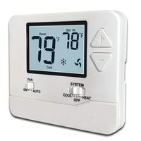 Heagstat H701 Non-Programmable Electronic Thermostat, Up To 1 Heat/1 Cool, with 4.5 sq. inch Display