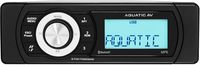 Aquatic AV Model MP6 Shallow Mount Bluetooth and USB Waterproof Spa Stereo, Built-in 288W Amplifier, Supports Up to 8 Speakers, Rotary Knob Control; Supports Bluetooth, USB, MP3, DAB+, AM/FM, Aux