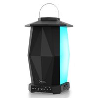 Onforu Outdoor Bluetooth Speakers, 25W Indoor Wireless Speakers, Multiple Speakers Pairing Supported, IPX5 Waterproof Patio Speakers with LED Mood Lights for Party, Christmas