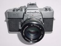 Minolta SRT-102 / SRT Super / SRT-303 SLR Camera Body and a Minolta 50mm Lens