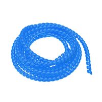 uxcell Flexible Spiral Tube Wrap Cable Management Sleeve 12mm X 14mm Computer Wire Manage Cord 3 Meters Length Blue