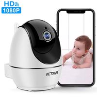WiFi IP Camera 1080P, Security Camera, Indoor Home Camera for Pet Dog Nanny Baby Monitor, Dome Camera with HD Night Vision, Two-Way Audio and Motion Detection (D520)