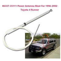 86337-35111 Power Antenna Mast For 1996-2002 Toyota 4 Runner, 1998-2005 Toyota Hilux, 1996-2002 Toyota Prado Power Aerial AM FM Radio Antenna Mast Replacement Cord Cable