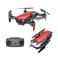 Inverlee X12 Drone 720P Wide Angle Camera WiFi FPV 2.4G One Key Return Quadcopter Toy Gift (red)