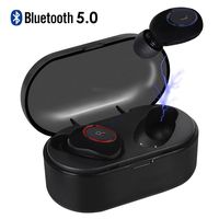 D&L True Wireless Earbuds,Bluetooth 5.0 Headphones, in Ear Sports Hi-Fi Earphones for Running Gym Workout,Lightweight Wireless Car Headset with Mic and Charging Case