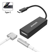 Jevtech USB C Magsate Adapter Type C to Magsate 1 & Magsate 2 Adapter USB C Converter Compatible/Replacement for MacBook Pro, Chromebook Nintendo Switch/Black