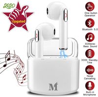 Wireless Earbuds,Bluetooth Earbuds with Mic Charging Case,Wireless Earphones Bluetooth Earphones with Microphone Noise Cancelling for Sport Running,Mini True Wireless Earbuds for Android iOS Samsung