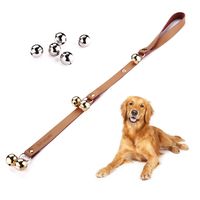 CATHYLIFE Dog Doorbells for Potty Training/Door Knob/Go Outside, Premium Quality Dog Bells, Contains Golden and Silver Bells, Adjustable Door Bell, Training Your Puppy The Easy Way