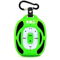 HMW Solar Bluetooth Speaker with Built-in Phone Mic & MP3 - Green