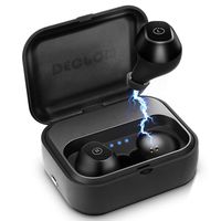 Wireless Earbuds,DECPOW Bluetooth 5.0 Headphones True Wireless Waterproof Best Stereo Sound Earbuds with Touch Control and 20H Long Lasting Playtime Compatible with Android iPhone for Sports Running