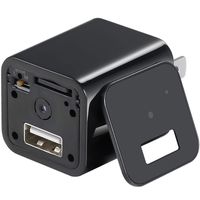 Spy Hidden Camera - Mini spy Camera Charger with 32G SD Card- Surveillance Camera 1080p Nanny cam with Motion Detection and Loop Recording - Covert Camera USB Charger with Video Recording