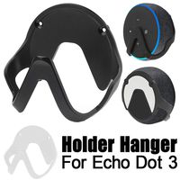 Outlet Hanger Wall Mount Holder for Echo Dot 3rd Generation (Black)