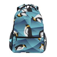 School Backpack Penguins Bookbag for Boys Girls Elementary School Casual Travel Bag Computer Laptop Daypack