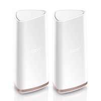D-Link COVR Tri-Band Whole Home WiFi Mesh System with Dedicated Backhaul, DFS-Enabled, Smart Roaming, 2-Pack (Coverage Up to 6000 Sq. ft) Works with Alexa (COVR-2202-US)