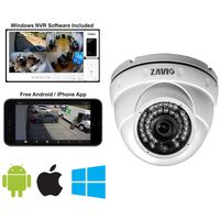 Zavio CD3210, Outdoor IP Eyeball Camera, 1080P HD Video, H. 265, D-WDR, HD IP Dome Camera, 2 Megapixel/1080p, Outdoor Network Dome Camera