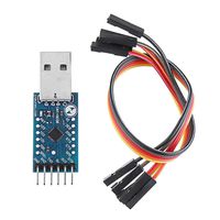 HDHUA Modification Accessories CP2104 USB 2.0 to UART TTL 6pin Serial Converter Module STC PRGMR with Cables