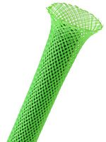 2" PET Expandable Braided Sleeving - Color: Neon Green - Length: 50FT