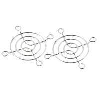 uxcell 2 Pcs Axial Cooling Fan Finger Guard Grill Metal Wire 50mm for PC CPU
