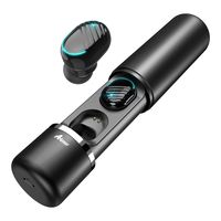 Bluetooth 5.0 True Wireless Earbuds, Aimus i11 Wireless Bluetooth Headphones IPX5 Automatic Connection 16H Playtime Hi-Fi Stereo with Built-in Mic and Charging Case (Black-Upgraded)