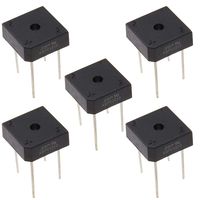 Bridgold 5pcs KBPC1010 Bridge Rectifier Diode, Single Phase,Full Wave 10 Amp 1000 Volt Electronic Silicon Diodes,4-Pin